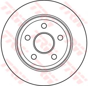 Тормозной диск TRW