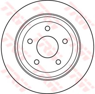 Тормозной диск TRW