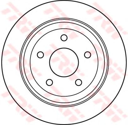 Тормозной диск TRW