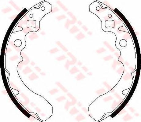 Комплект тормозных колодок TRW