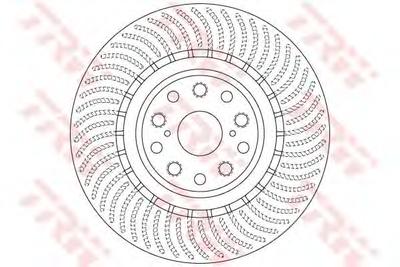 Тормозной диск TRW DF6489S