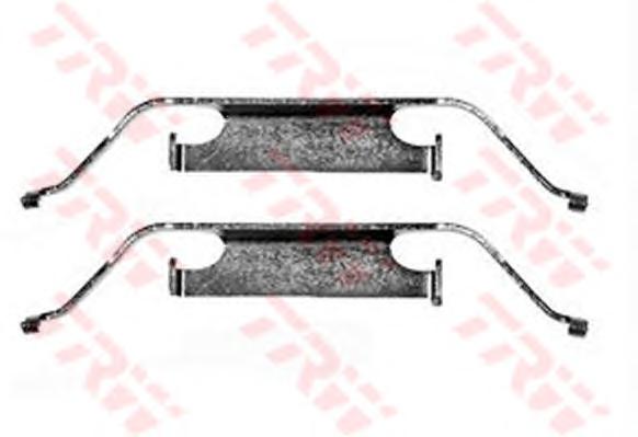 Комплектующие, колодки дискового тормоза TRW