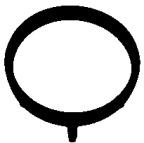 Прокладка, трубка охлаждающей жидкости ELRING