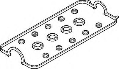 Комплект прокладок, крышка головки цилиндра ELRING 458290
