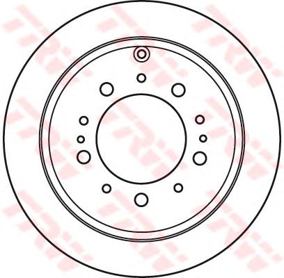 Тормозной диск TRW