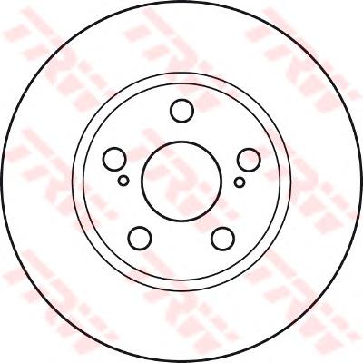 Тормозной диск TRW