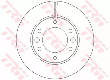 Тормозной диск TRW DF6446