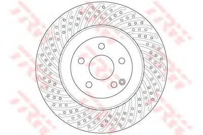 Тормозной диск TRW DF6242S