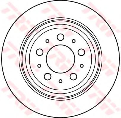 Тормозной диск TRW