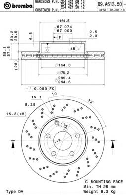 Тормозной диск BREMBO
