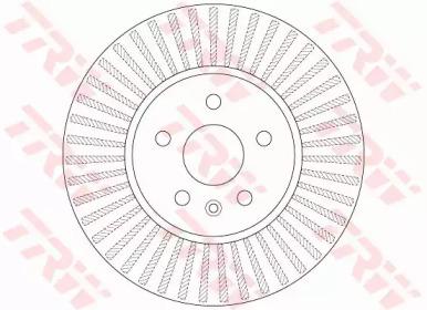 Тормозной диск TRW DF6629