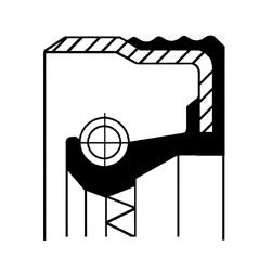 Уплотняющее кольцо, коленчатый вал CORTECO