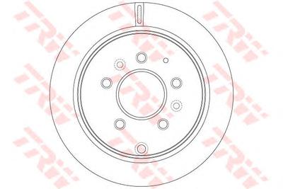 Тормозной диск TRW DF6291