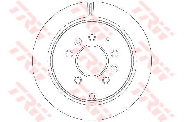 Тормозной диск TRW