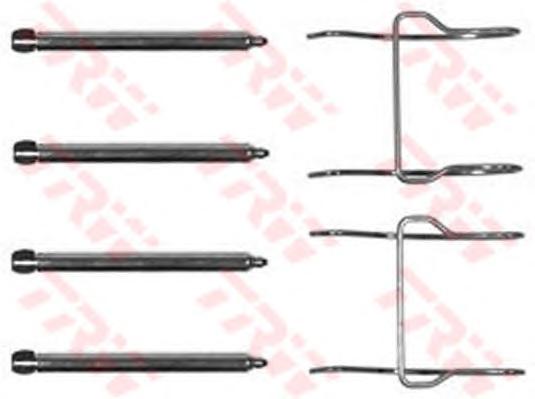 Комплектующие, колодки дискового тормоза TRW