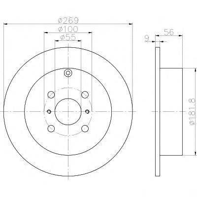 Тормозной диск TEXTAR