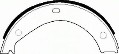 Комплект тормозных колодок, стояночная тормозная система FERODO FSB272