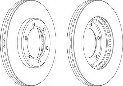 Тормозной диск FERODO DDF1441