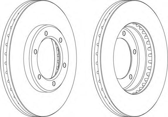 Тормозной диск FERODO