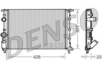 Радиатор охлаждения DENSO DRM23008