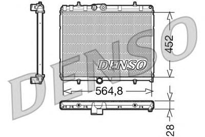 Радиатор охлаждения DENSO DRM21057