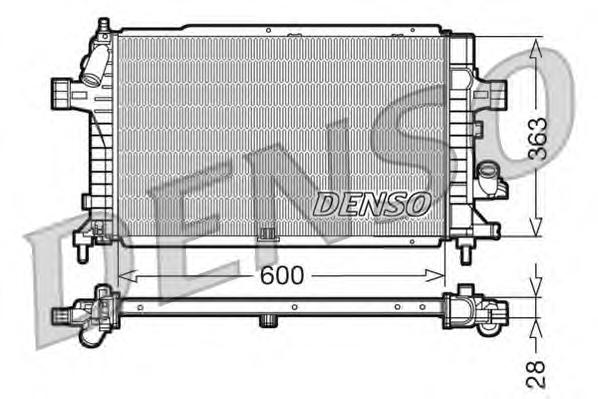 Радиатор охлаждения DENSO