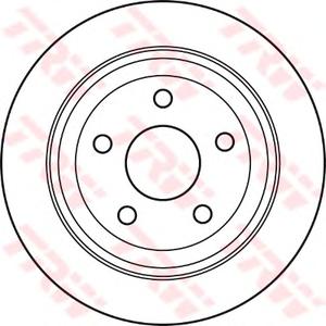 Тормозной диск TRW