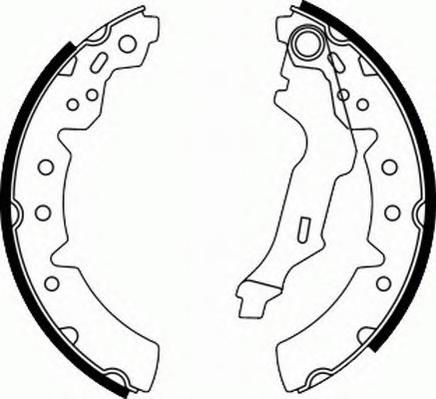 Комплект тормозных колодок FERODO