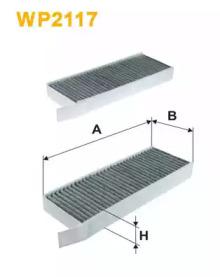 Фильтр салона WIX FILTERS WP2117