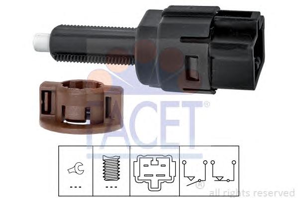 Выключатель фонаря сигнала торможения FACET