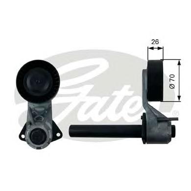 Натяжной ролик, поликлиновой  ремень GATES