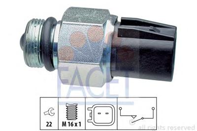Выключатель, фара заднего хода FACET 7.6267