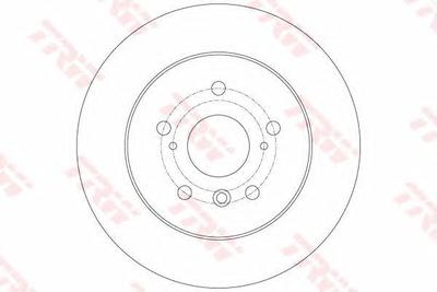 Тормозной диск TRW DF6176