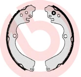 Комплект тормозных колодок BREMBO