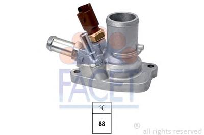 Термостат, охлаждающая жидкость FACET 7.8672