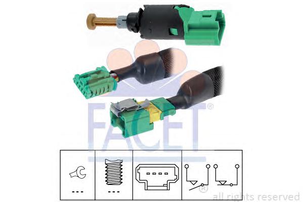 Выключатель стоп-сигнала FACET