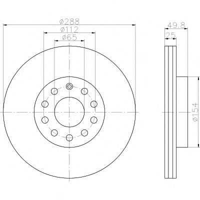 Тормозной диск TEXTAR