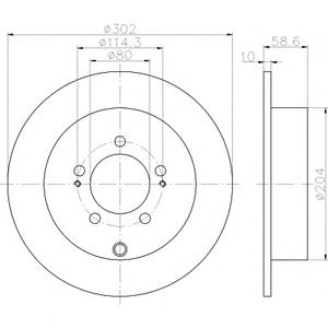 Тормозной диск TEXTAR 92167003