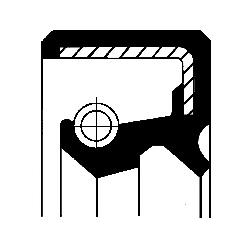 Уплотняющее кольцо вала, рулевой механизм CORTECO