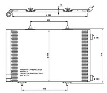 Конденсатор, кондиционер NRF 35779