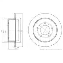 Тормозной диск DELPHI BG4220