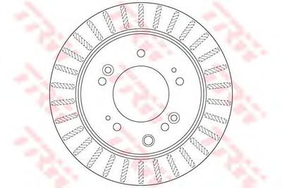 Тормозной диск TRW DF6191S