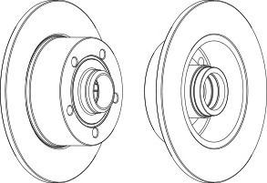 Тормозной диск FERODO