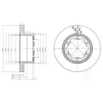 Тормозной диск DELPHI