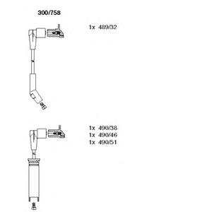 Комплект проводов зажигания BREMI 300/758