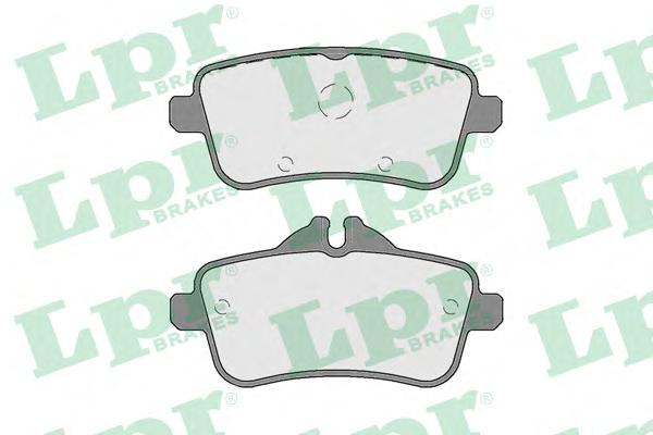 Комплект тормозных колодок, дисковый тормоз LPR