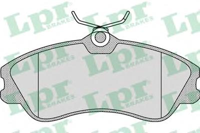 Комплект тормозных колодок, дисковый тормоз LPR 05P950