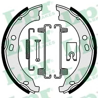 Комплект тормозных колодок, стояночная тормозная система LPR