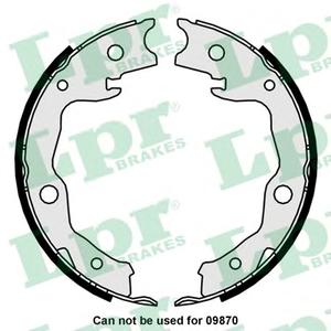 Комплект тормозных колодок, стояночная тормозная система LPR 01034