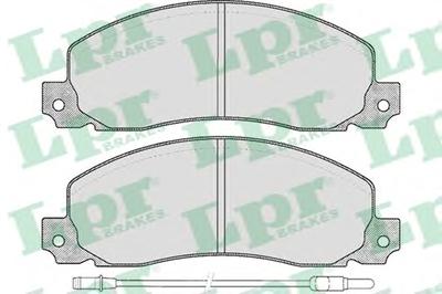 Комплект тормозных колодок, дисковый тормоз LPR 05P278